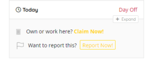 claim listing